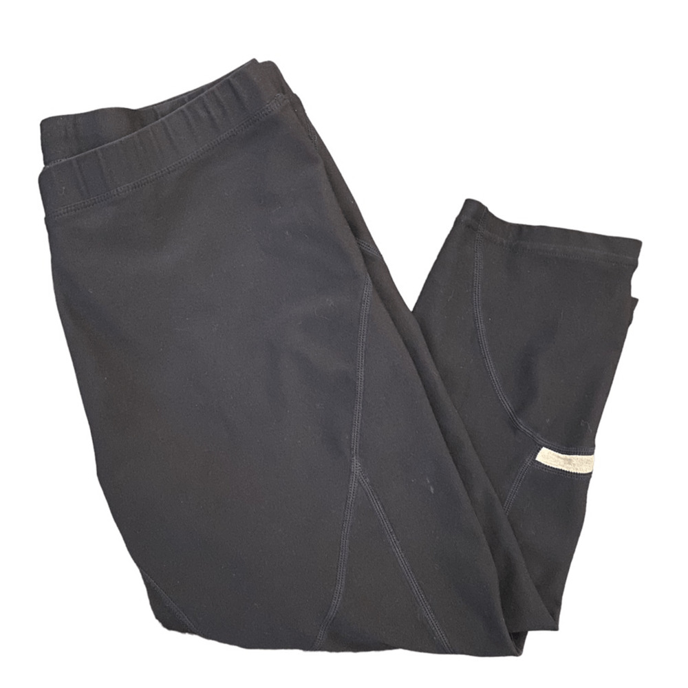 nike womens black fit dry Capri leggings small